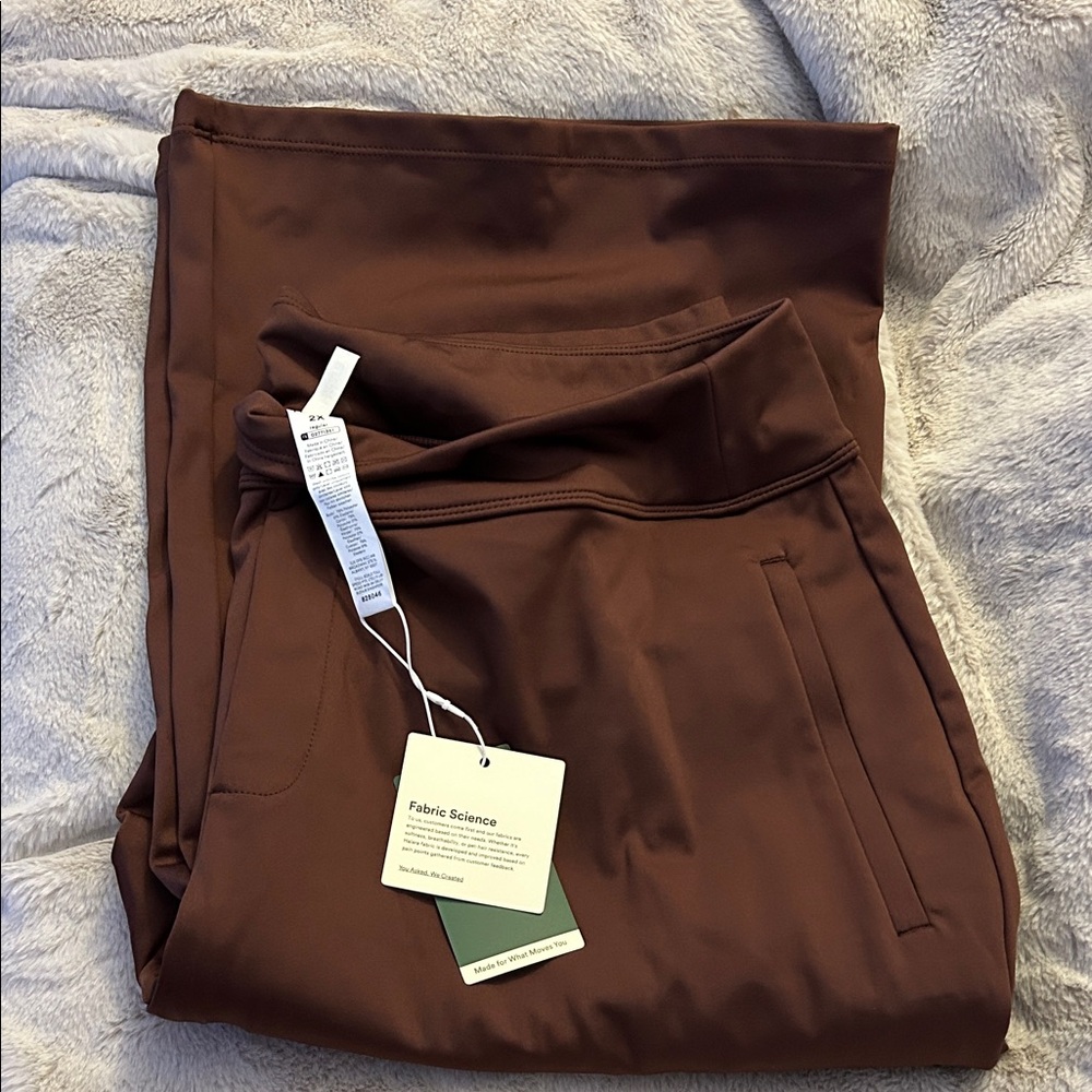 New With Tags HALARA Brown Leggings with Pockets